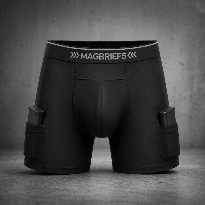 MagBriefs product with dual mag pockets — interactive diagram