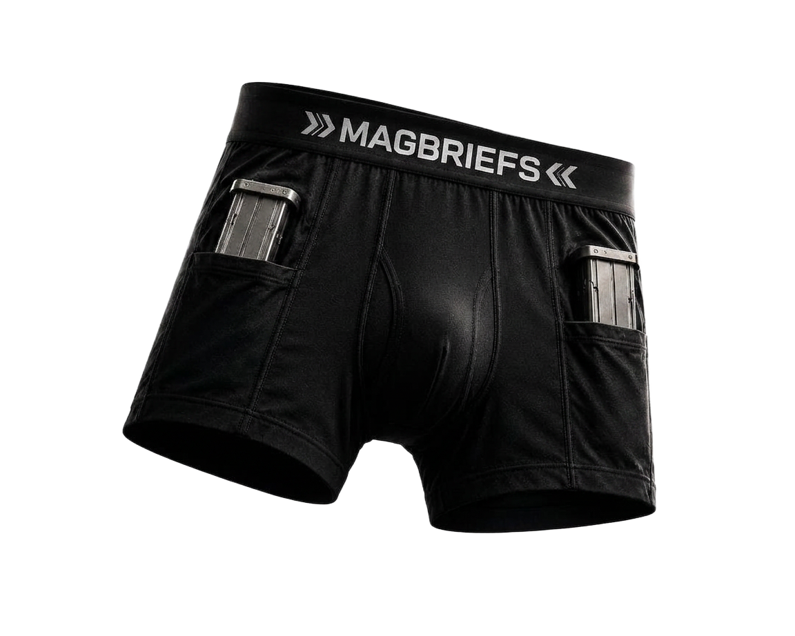 MagBriefs tactical briefs with dual mag pockets